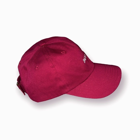 Burgundy “Daddy” Baseball Cap for Men / Women Adjustable Polo Style - Picture 2 of 4